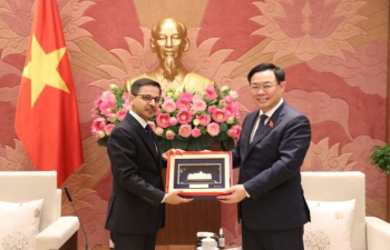 Ambassador's Call on Chairman of Vietnam's National Assembly